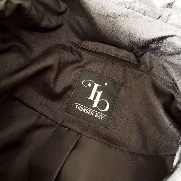 Thunder Bay Black Jacket 90s Vintage - Picture 4 of 6